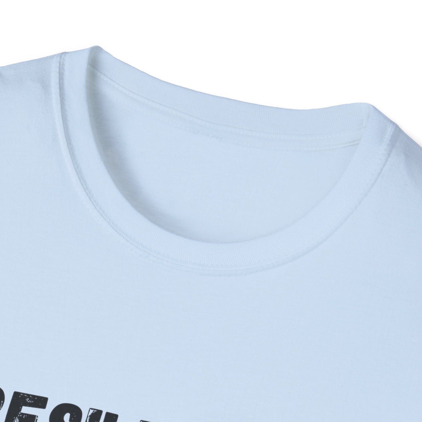 Unisex T-Shirt with 'Unresilientless' Play On Words Design