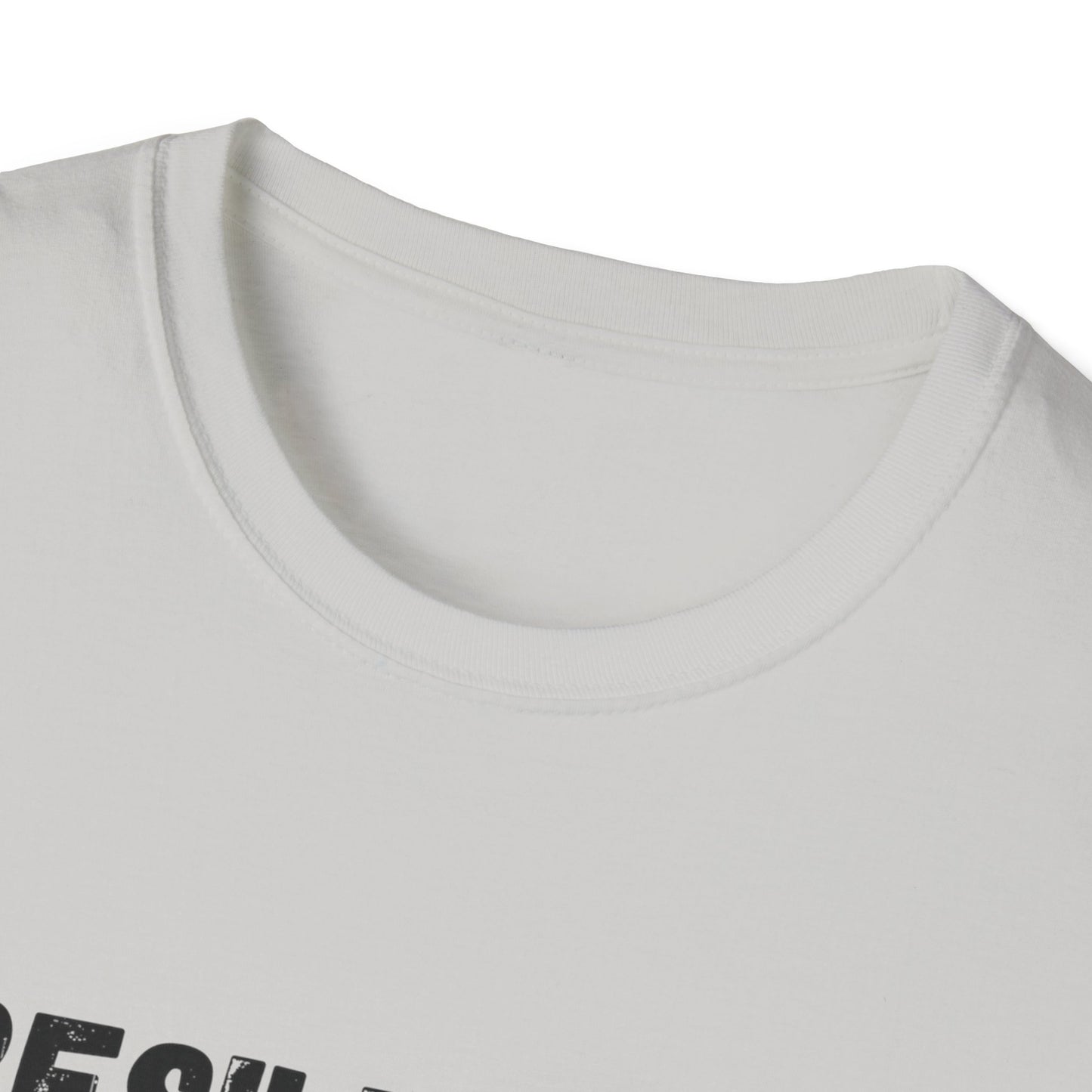 Unisex T-Shirt with 'Unresilientless' Play On Words Design