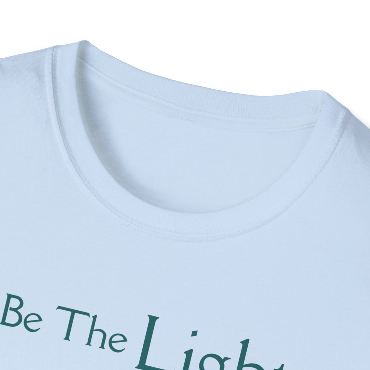 Sunrise Pine Unisex T-Shirt - Be the Light Inspirational Message