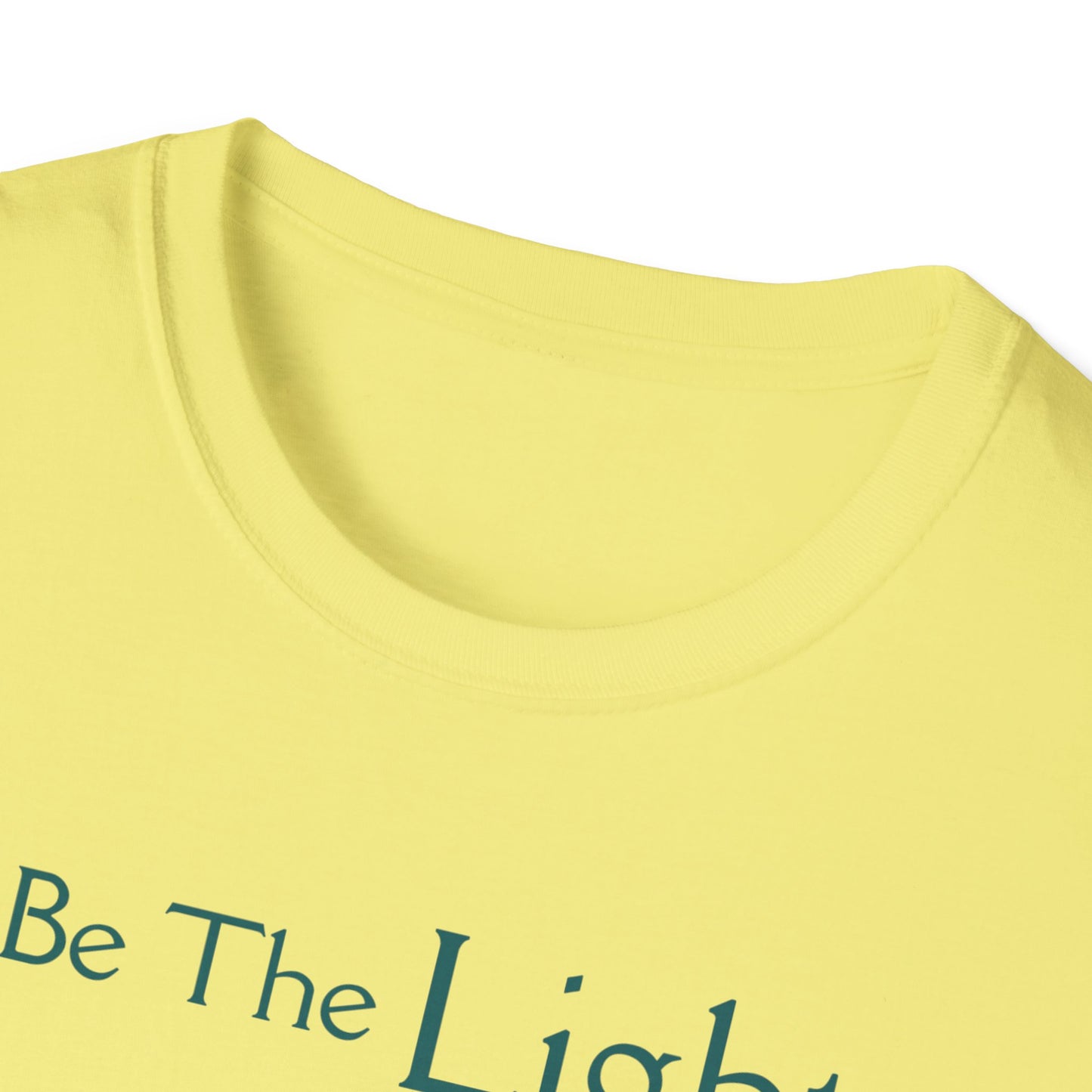 Sunrise Pine Unisex T-Shirt - Be the Light Inspirational Message