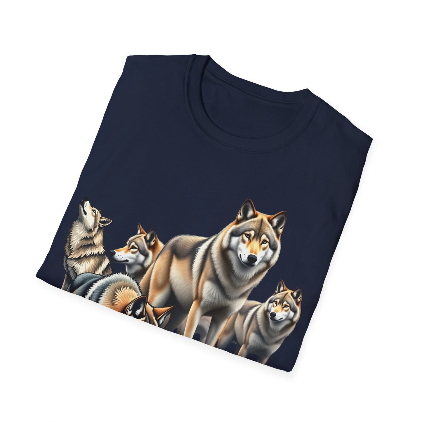 Wolf Pack Unisex T-Shirt 'Not Alone'