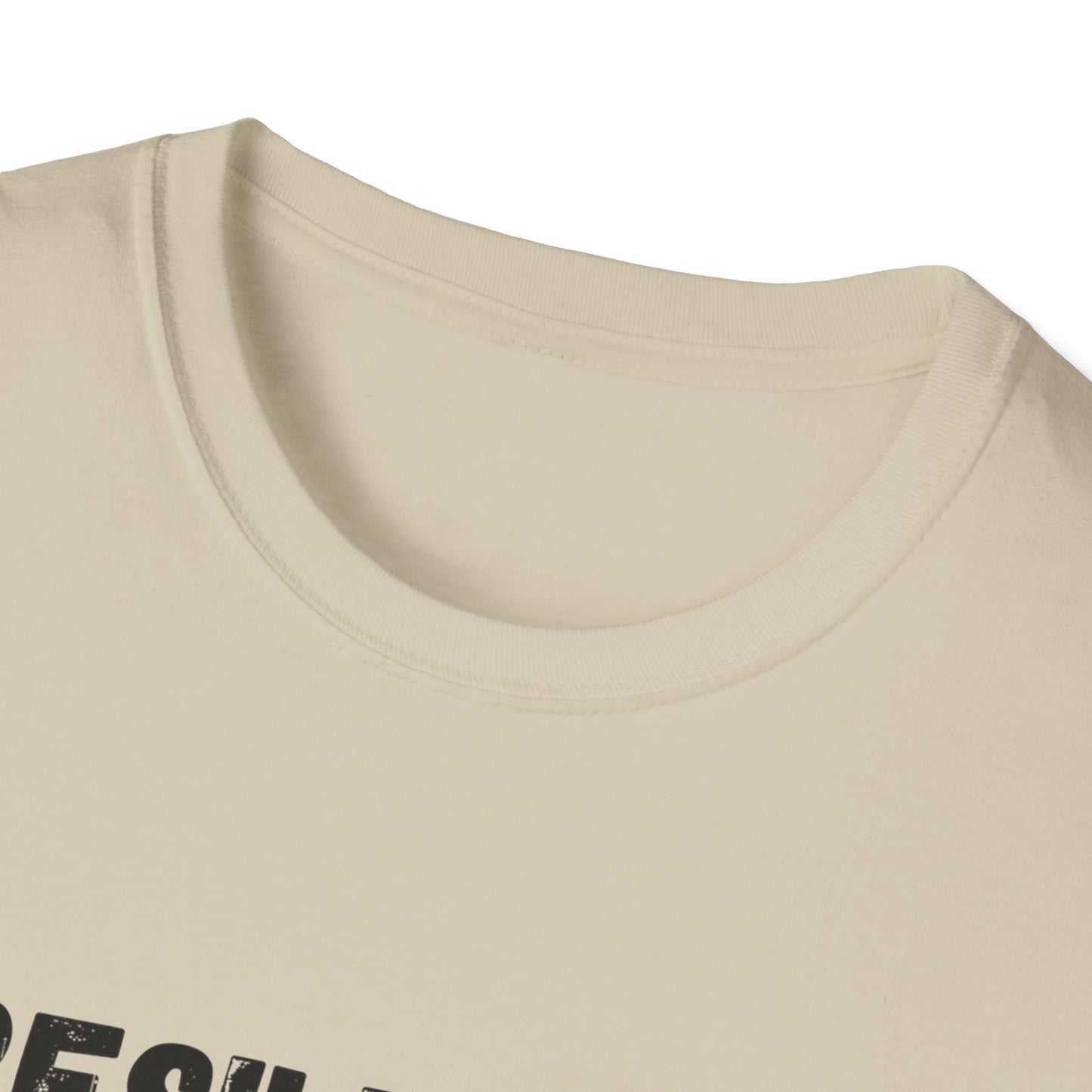 Unisex T-Shirt with 'Unresilientless' Play On Words Design